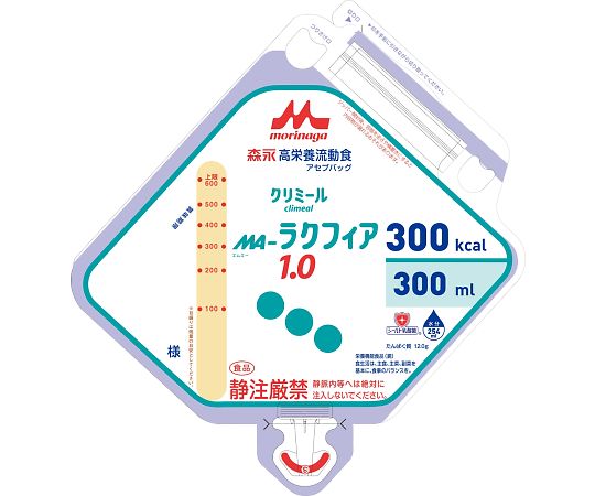 高栄養流動食 MA-ラクフィア1.0アセプバッグ（300）1箱（20袋入）画像