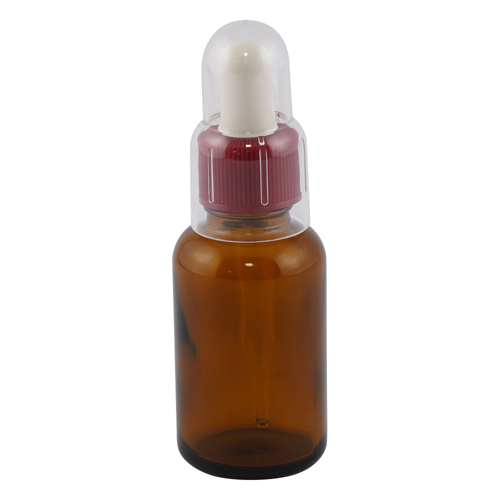 スポイド瓶（丸型） 褐色 30mL