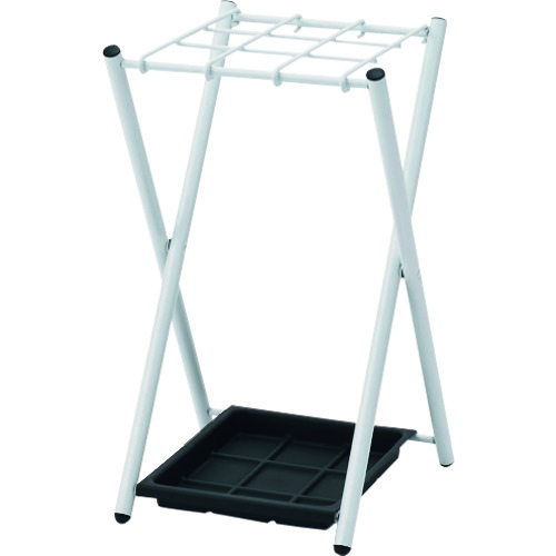 ナカバヤシ　カサタテ　コンパクトタイプ　９ホンヨウ／ホワイト画像