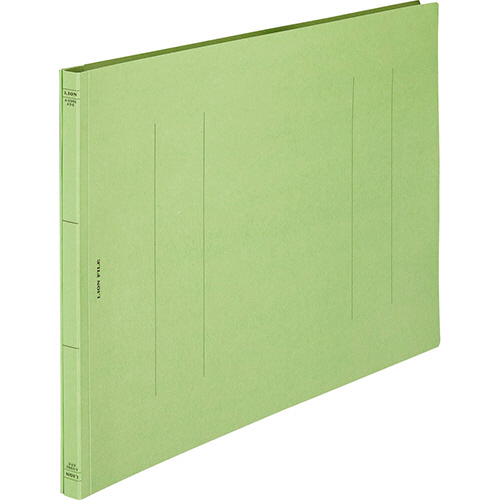 ﾌﾗｯﾄﾌｧｲﾙ(環境) 樹脂押え具 A3ﾖｺ 150枚収容 背幅18mm 緑 1冊画像