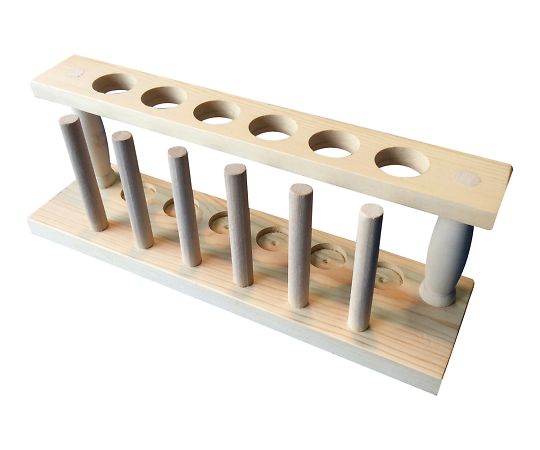 木製試験管立て　6本用画像