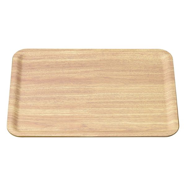 トレー M44-390 ユニーサルトレイ 420×315 薄木目ノンスリップ マイン画像