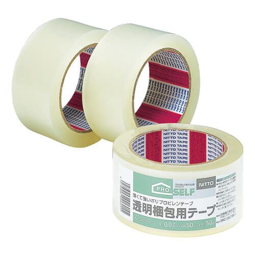 ニトムズ 透明梱包テープ 50mm×50m J6030画像
