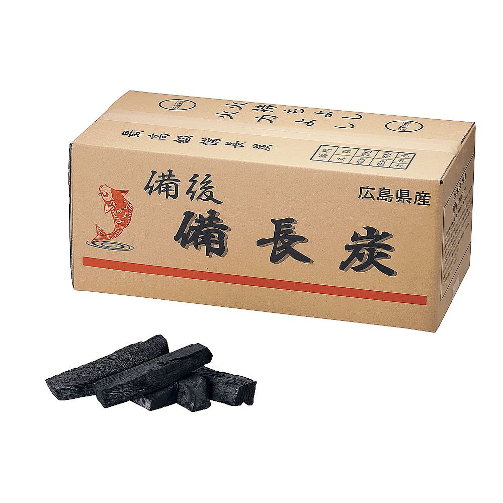 備後　備長炭（広島）　切割中画像