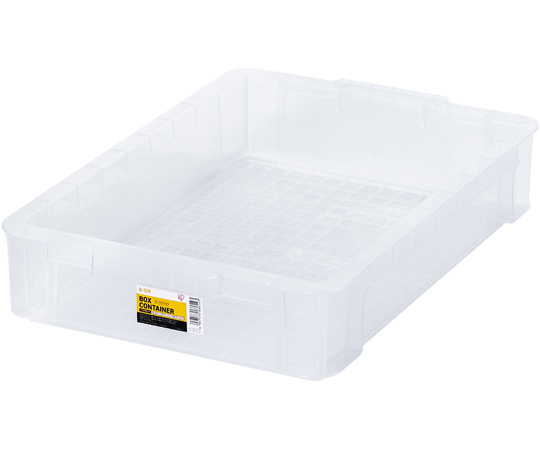 ボックスコンテナ クリア W515×D372×H100mm画像