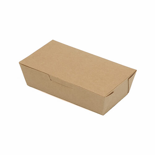 ケーピープラテック 食品容器 KMフードパック 中 窓無 クラフト 50枚画像