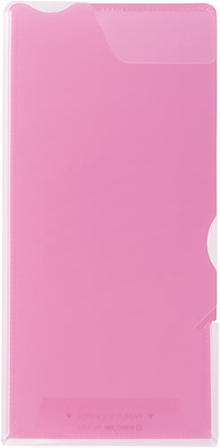 スーパーハードホルダー透明マチ付Ａ４　１／３　５冊画像