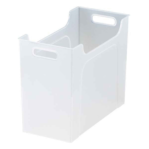 収納ケース 約 幅16×奥行32×高さ26cm ナチュラ ソートボックス M squ＋ クリア画像