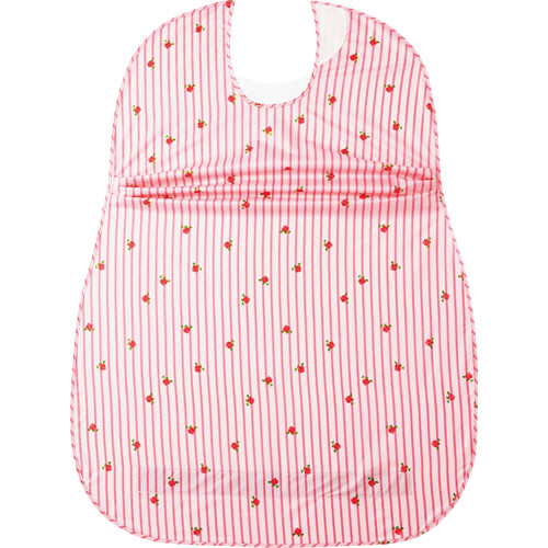 ﾌﾟﾗｽﾊｰﾄ こぼれにくい食事用ｴﾌﾟﾛﾝ ｻｲﾄﾞﾀｯｸ ﾋﾟﾝｸ 1枚画像