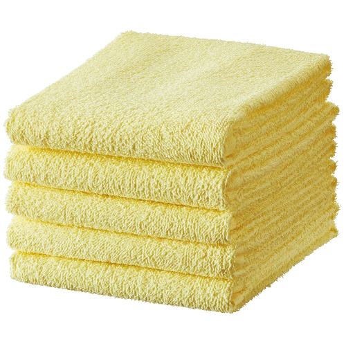 ﾌｪｲｽﾀｵﾙ ｲｴﾛｰ 1ﾊﾟｯｸ(5枚)画像