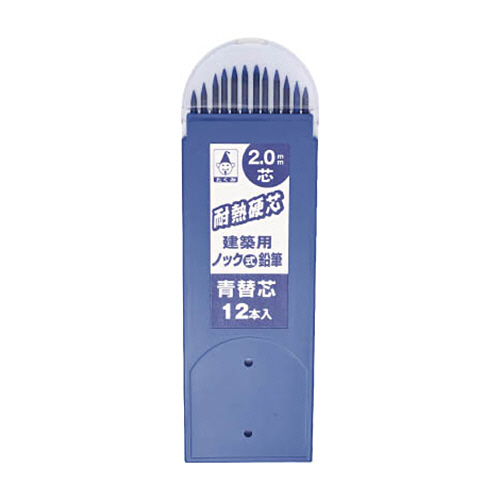 ﾉｯｸ式鉛筆替え芯 青 1ﾊﾟｯｸ(12本)画像
