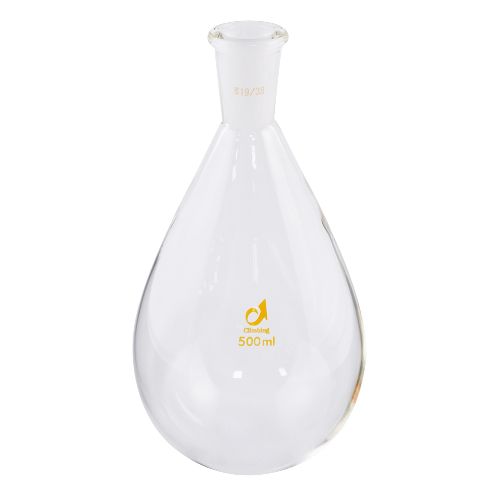 共通摺合茄子型フラスコ　500mL　TS19／38画像