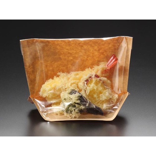 惣菜袋 パックスタイル ホットスタンドバッグ 20-16 未晒画像