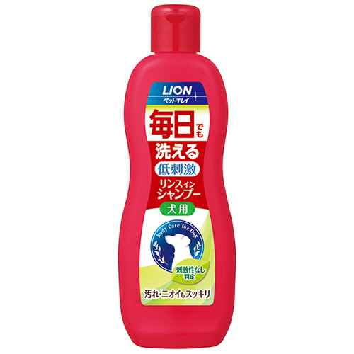 ﾍﾟｯﾄｷﾚｲ 毎日でも洗えるﾘﾝｽｲﾝｼｬﾝﾌﾟｰ 犬用 本体 330ml 1本画像