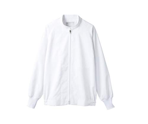 ジャンパー 男女兼用 長袖 白 エコ画像