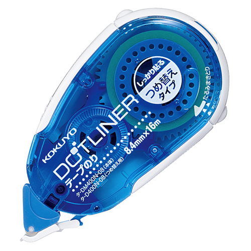 ﾃｰﾌﾟのり ﾄﾞｯﾄﾗｲﾅｰ しっかり貼るﾀｲﾌﾟ 本体 8.4mm×16m 1個画像