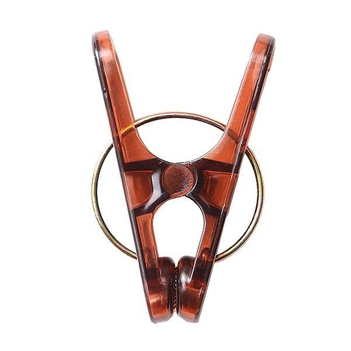 op洗濯ばさみ 14個入り ストロングピンチ 洗濯ピンチ 洗濯 ブラウン画像