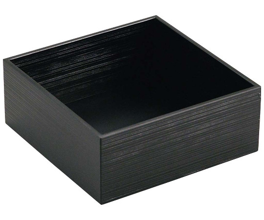 木製　千筋キューブ　黒　200×200×80mm