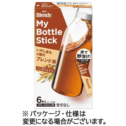 ﾌﾞﾚﾝﾃﾞｨ ﾏｲﾎﾞﾄﾙｽﾃｨｯｸ いやし巡る4種のﾌﾞﾚﾝﾄﾞ茶 1箱(6本)画像