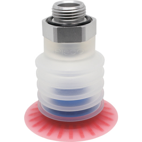 包装袋用真空ﾊﾟｯﾄﾞ 直付型 20度 5段 G1/2平面型 1個画像