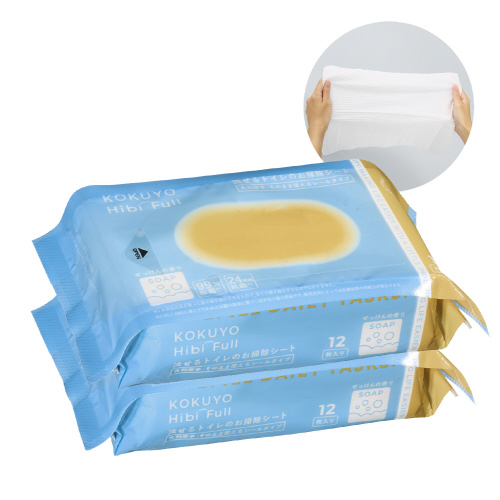 流せるトイレのお掃除シート大判厚手せっけん２個入り