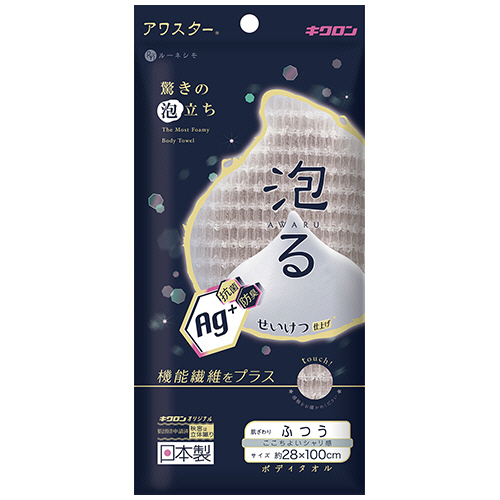 ﾙｰﾈｼﾓ ﾎﾞﾃﾞｨﾀｵﾙ 抗菌ｱﾜｽﾀｰ ふつう ｸﾞﾚｰｼﾞｭ 1枚画像