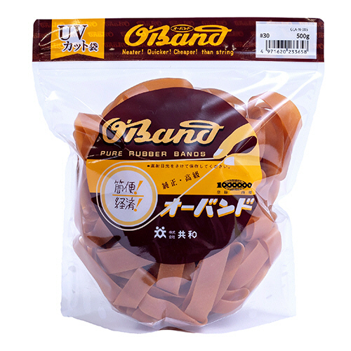 ｵｰﾊﾞﾝﾄﾞ #30 内径76mm 500g入 透明袋 1袋画像