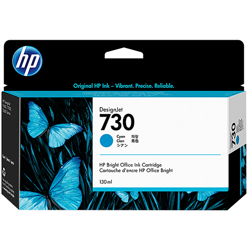 HP730 ｲﾝｸｶｰﾄﾘｯｼﾞ ｼｱﾝ 130mL P2V62A 1個画像