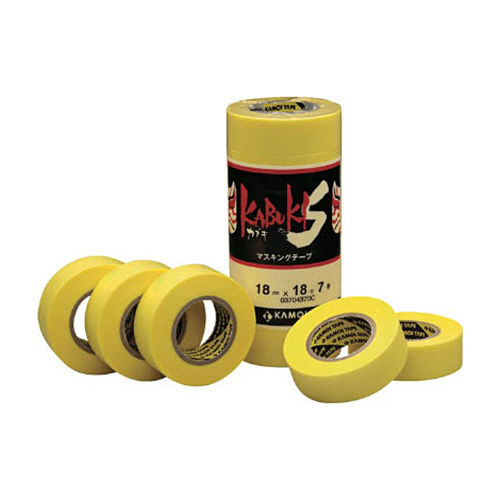 ﾏｽｷﾝｸﾞﾃｰﾌﾟ車両塗装用 1ﾊﾟｯｸ(4巻)画像