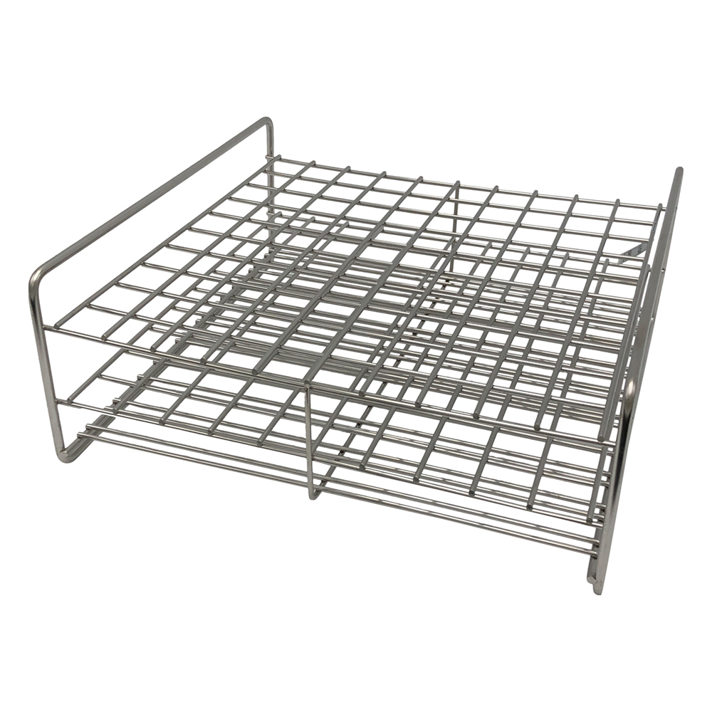 ステンレス試験管立　配列：10×10　サイズ：□18.5mm画像