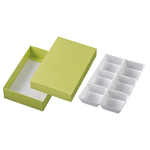 和生カップ　若芽色６　トレー付画像