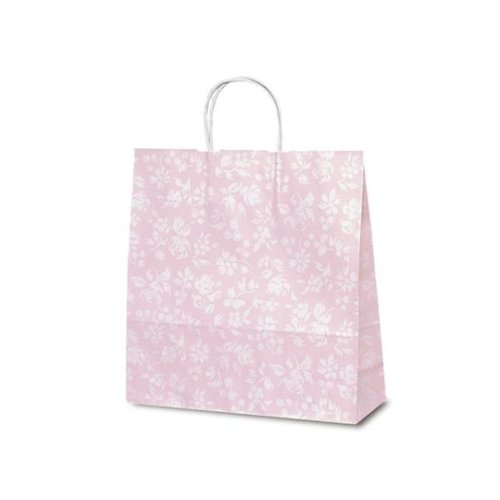 紙手提袋 1602 自動紐手提袋 T-6 カレン(ピンク) ベルベ [バラ販売]画像