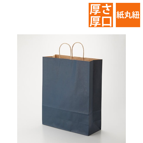 手提げ紙袋（紺・丸紐・幅380×マチ150×高さ500mm）画像