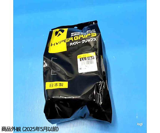 15G ケブラーSD すべり止めPVC 230mm 1箱（10双入） 商品が平らに並べられ、パッケージの透明部分を通して内容が見える状態