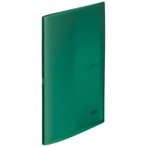 soeru ｸﾘﾔｰﾌﾞｯｸ A4ﾀﾃ 10ﾎﾟｹｯﾄ 背幅8mm ﾌｫﾚｽﾄｸﾞﾘｰﾝ 1冊画像