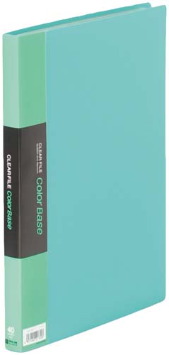 カラーベース固定式　Ａ４縦４０ポケット　緑画像