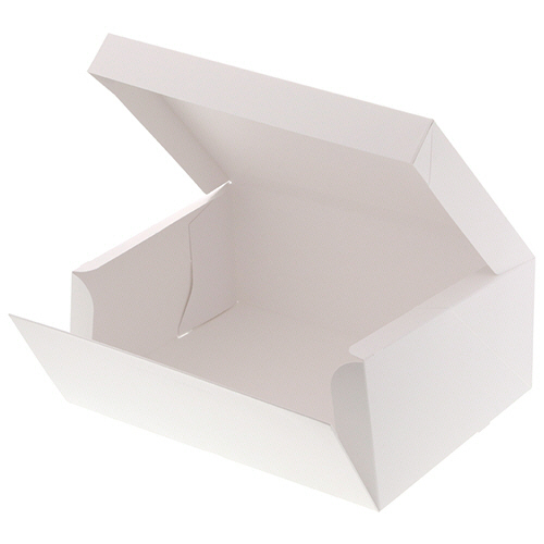 ｻｲﾄﾞｵｰﾌﾟﾝｹｰｷ箱 5号 白 ﾎﾟｹｯﾄ付 1ｾｯﾄ(100枚:10枚×10ﾊﾟｯｸ)画像