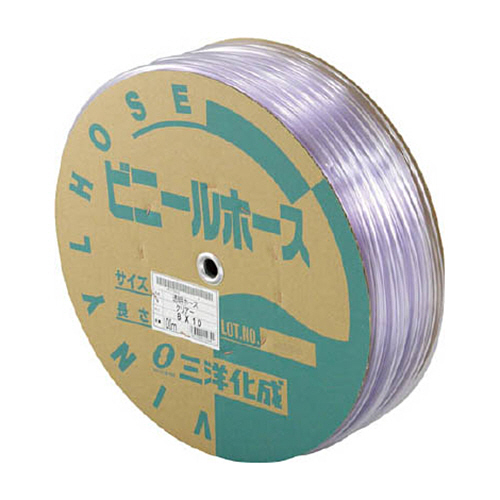 透明ﾎｰｽ8×10mm 100mﾄﾞﾗﾑ巻 1巻画像