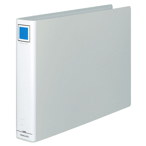 ﾁｭｰﾌﾞﾌｧｲﾙ(ｴｺ) 片開き A3ﾖｺ 500枚収容 50mmとじ 背幅65mm ｼﾙﾊﾞｰ 1冊画像