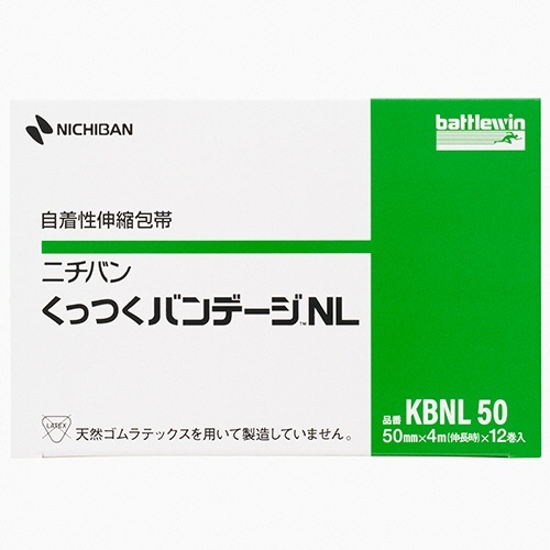 バトルウィン　くっつくバンデージNL　50mm×4m　1箱(12巻)画像
