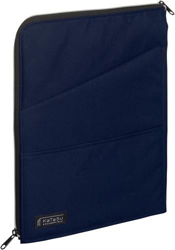 ドキュメントバッグＫａＴａＳｕ　スタンドタイプ紺画像