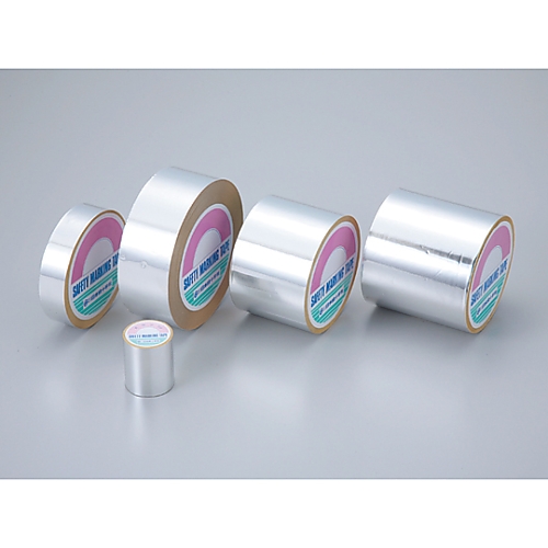 アルミ粘着テープ　AH-136　100mm幅×20m×0.05mm　ツヤあり画像