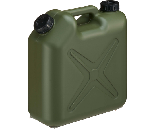 扁平缶 両口 10L ノズル無 モスグリーン画像