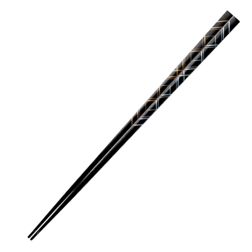 箸 23cm KAKEHASHI ARTE ジオメトリックライン 木製 天然木 ポリゴン画像