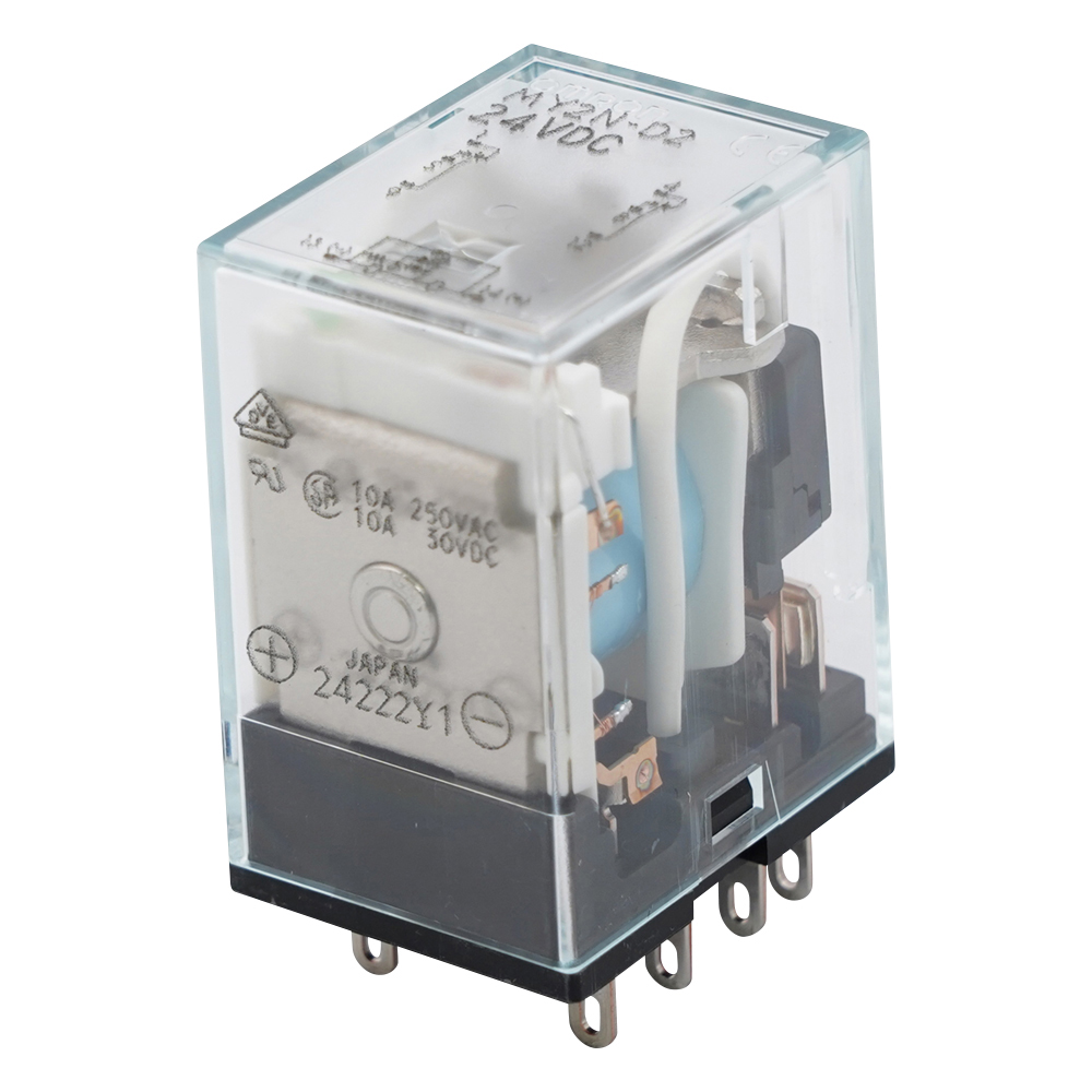 ミニパワーリレー（MY2形）　ダイオード・動作表示灯内蔵形