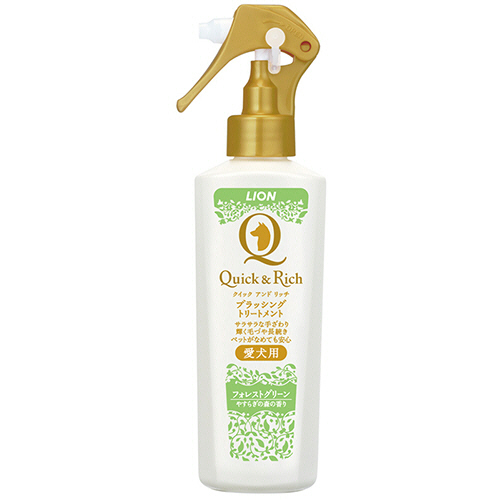ｸｲｯｸ&ﾘｯﾁ ﾌﾞﾗｯｼﾝｸﾞﾄﾘｰﾄﾒﾝﾄ 愛犬用 ﾌｫﾚｽﾄｸﾞﾘｰﾝ 200ml 1本画像