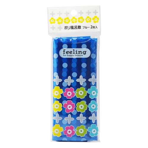 ポリふろしきブルー ２枚 Feeling画像