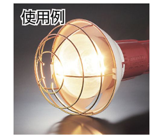 リフレター投光器　防雨プラグ付コード5m　300W 製品のコネクタ部分が強調された側面の様子