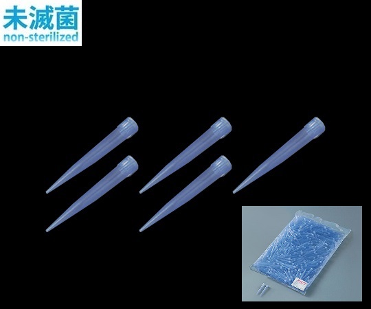 アイビスピペットチップ（バルクパック） 100～1000μL 500本/袋×2袋入 エッペンドルフタイプ画像