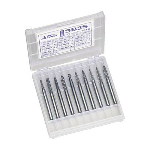 超硬ﾊﾞｰ10本組ｾｯﾄ ｼｬﾝｸ径6mm 1ｾｯﾄ画像